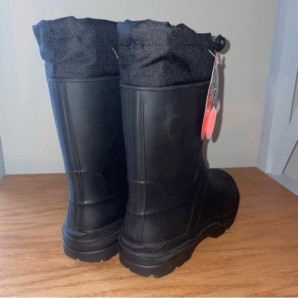 Wonder Nation Icestorm Black Winter Waterproof Insulated Snow Boots - Picture 8 of 10